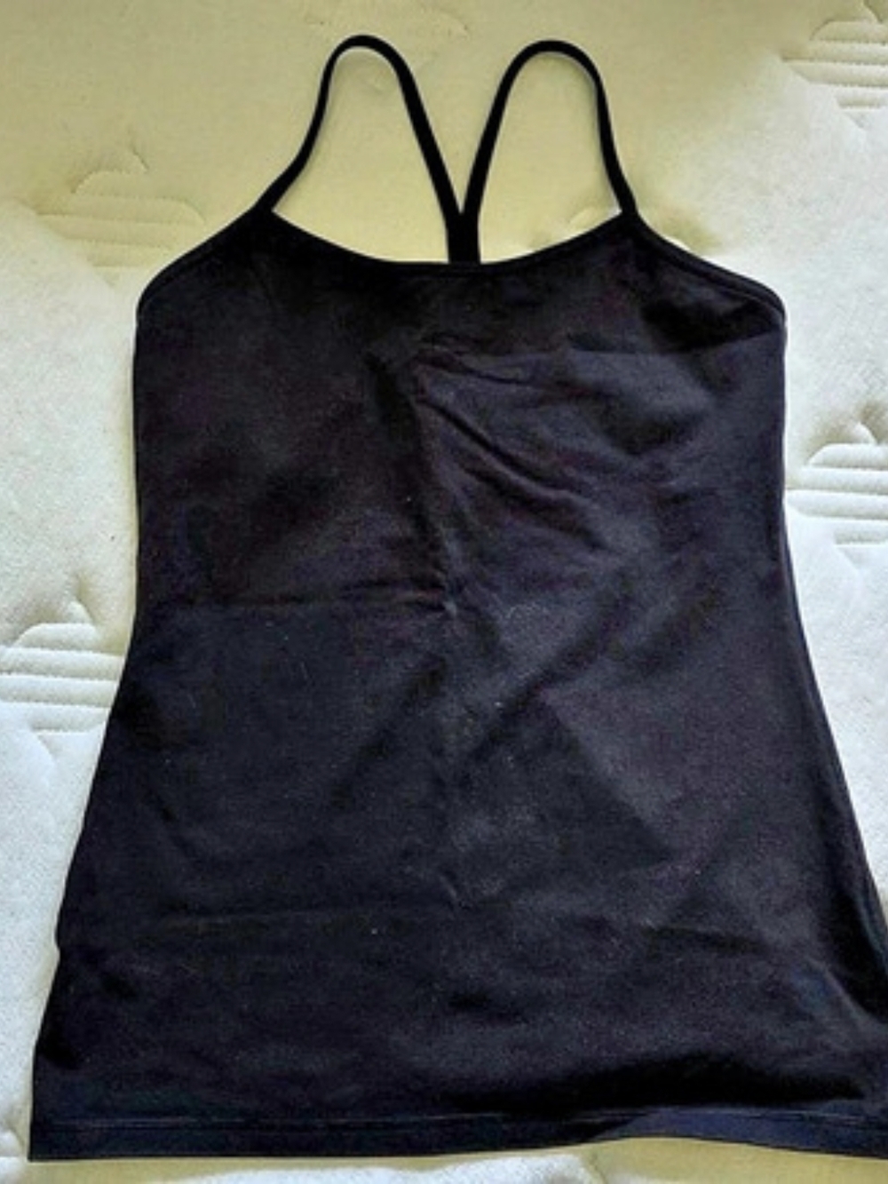 Lululemon Ebb to Street Tank Black Strappy Tank Top